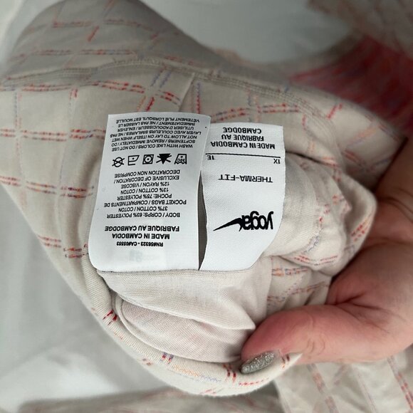NWT Nike Yoga Therma-FIT Luxe Plus Size 1X Jacquard Reversible Cardigan Jacket - Picture 8 of 8